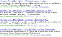 Site Abfrage zeigt die gleiche oder zu kurze meta description